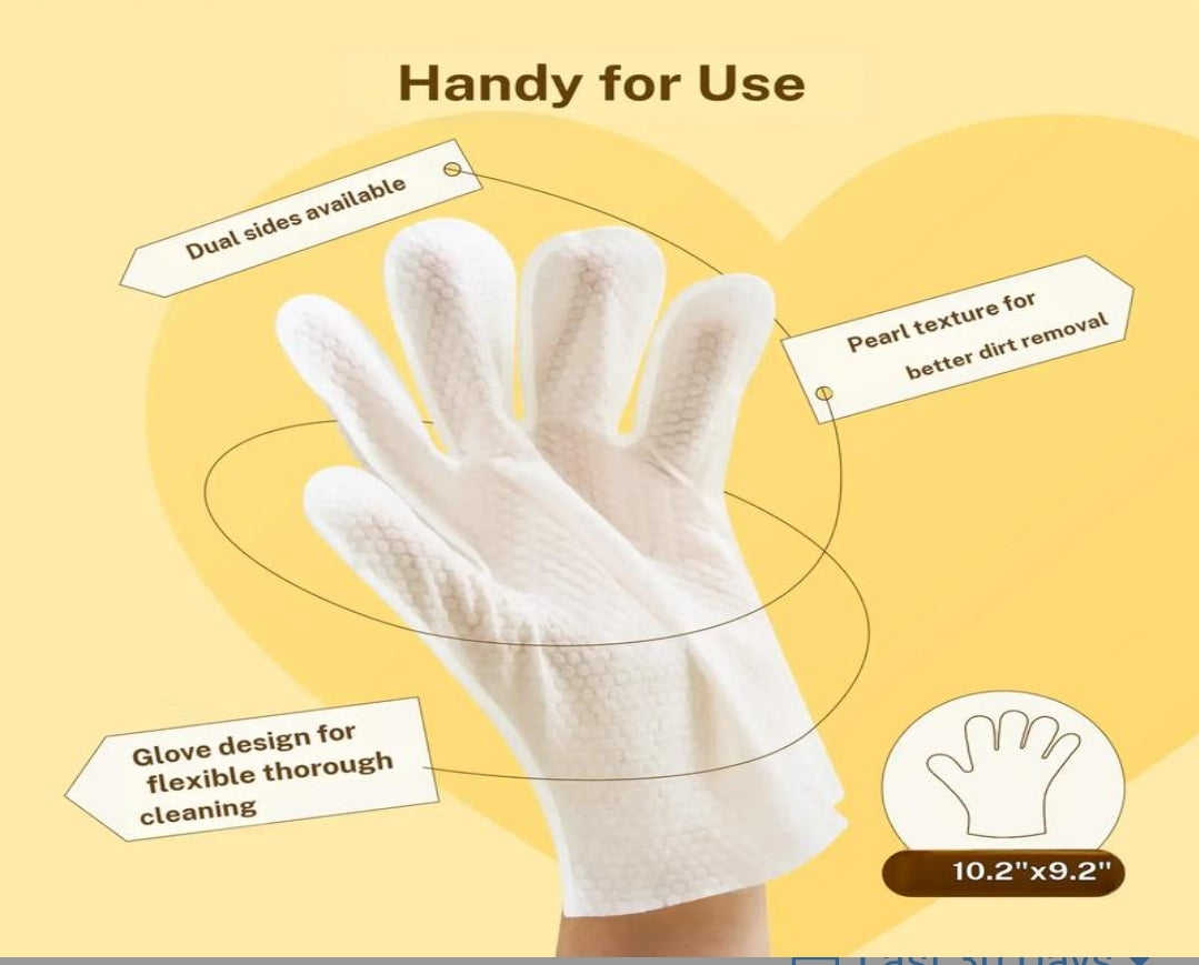 Zimpet™ PawFresh Cleaning Gloves